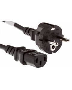 Power Cord Europe, Right Angle REMANUFACTURED