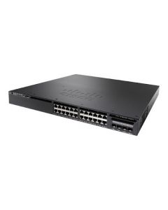 Cat3650 24 PortPoE 4x1G Uplink w/5 AP lic IPB REMANUFACTURED